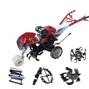 Mini Farm Cultivator <b>Machine</b> with Engine and Attachments for Agricultural Use - Product Image 1