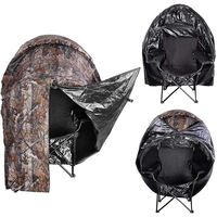 Durable Wasserdicht 1 Mann Falten Stuhl Boden Deer Jagd Blinde Verstecken Woods Camouflage Zelt