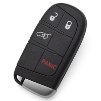 Carcasa para Llave Inteligente de Auto con 4 Botones, Funda para Llave con Llave de Emergencia CY24, Chave Remota
