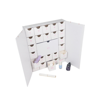 Calendrier de l'Avent Boîte en carton Cosmétique Beauté Cadeau Eco Emballage Boîte Calendrier de l'Avent Personnalisé Boîte