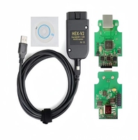 Herramienta de Diagnóstico de Vehículos V25.3 HEX V2 VCDS ATMEGA162 FT232, Escáner de Automóviles Obd2 HEX VII para Volkswagen Audi VW