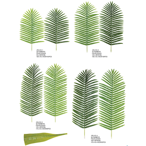 ใบต้นปาล์มใบใหญ่ทำจากพลาสติกประดิษฐ์ใบวันที่ต้นปาล์ม - Product Image 5