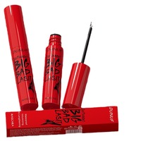 Mascara rouge imperméable et anti-bavures, longue tenue, volumisant, allongeant, recourbant, noir intense, maquillage des yeux