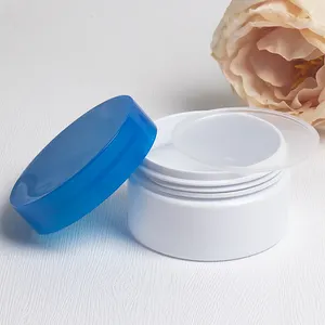 Emballage couleur personnalisé crème 100g pots de crème de voyage avec couvercles récipient de gommage pour le corps à large bouche pot de crème pour animaux de compagnie 100g