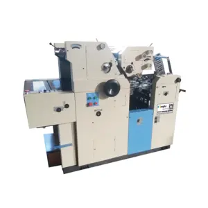 2020 Hot Sales Two Color Non Woven Fabric Bag Offset Printing Machine 18"x24" Size Big Format Model ZR62IIS