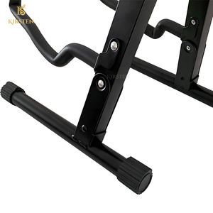 Supporto per chitarra pieghevole in ferro robusto e resistente con Logo personalizzato di alta qualità - Product Image 5