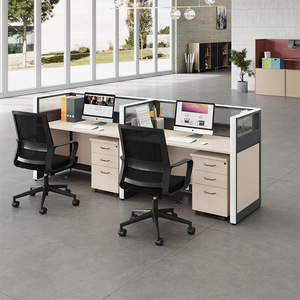 Panel Separador de <span class=keywords><strong>Escritorio</strong></span> de Diseño Moderno, de Aleación de Aluminio y Madera, con Porta Tarjetas, <span class=keywords><strong>para</strong></span> Oficina, Escuela, Hospital - Product Image 2