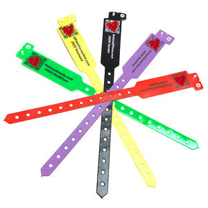 Pulseras Promocionales <span class=keywords><strong>de</strong></span> Vinilo PVC Impermeables con Código QR Personalizado para Uso Hospitalario, Impresas con Logotipo Personalizado - Product Image 4