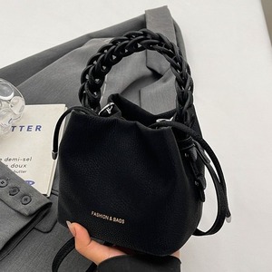 Korean style soft leather bucket bag women's casual and versatile shoulder crossbody bag, new trendy women's bag. - Product Image 1