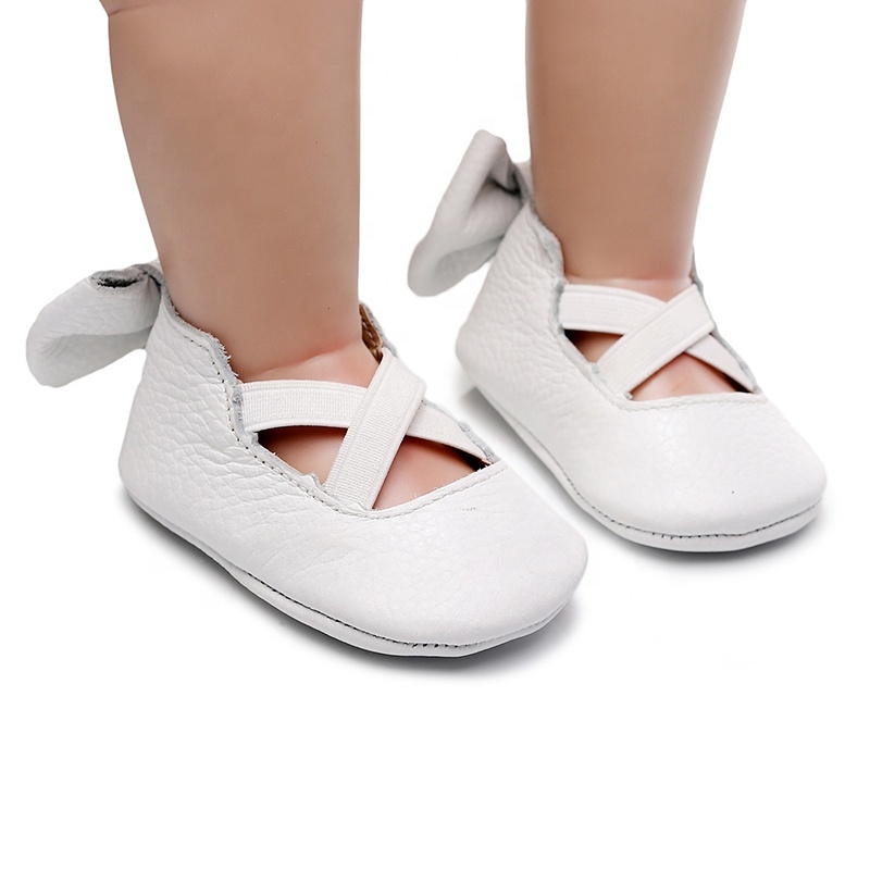 EVERTOP красивые однотонные туфли из натуральной кожи с бантом для девочек
