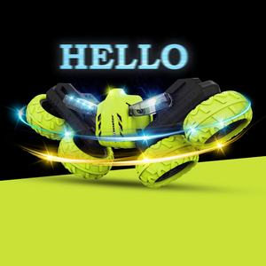 Coche de control remoto de 2,4 GHZ, Mini coche de acrobacias RC giratorio de 360 grados con palabras de luz LED, 4 modos de demostración para niños - Product Image 3