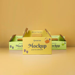 Boîte pliante en papier pour cerises, personnalisée par le fabricant, emballage de stockage de fruits en carton écologique - Product Image 1