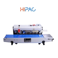 HIPAC SF150W film feuille d'aluminium sac en plastique thé commercial snack biscuits automatique continu sac thermoscelleuse machine