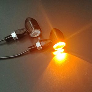 ไฟเลี้ยวแบบย้อนยุค CNC ขนาดเล็ก 12V LED ระบบไฟส่องสว่างสำหรับมอเตอร์ไซค์แบบอเนกประสงค์ สำหรับการติดตั้งเพิ่มเติมและอัปเกรด - Product Image 3