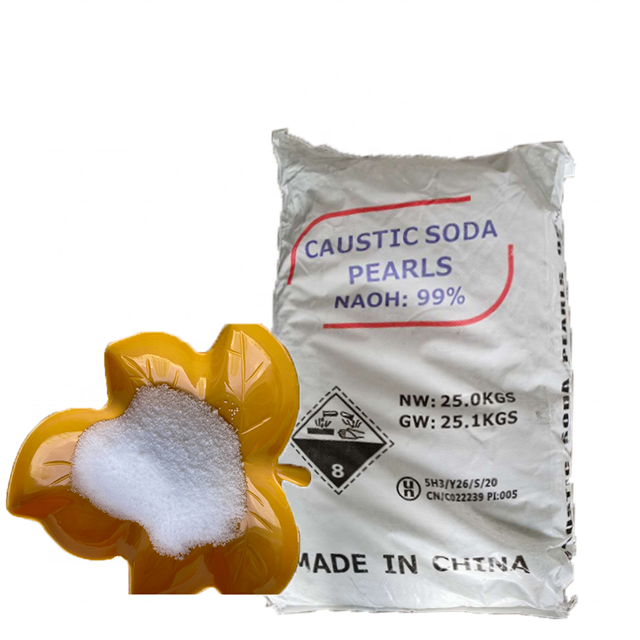 Сода хлопья каустической Хлопья каустической соды Жемчуг/комков 99%