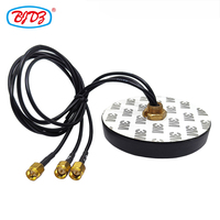 Antenne WiFi GPS avec 3 pour SMA Male Plug 50 Ohm Impédance Combiné LTE Antenne Câble RF Pigtail Extension pour Réseau