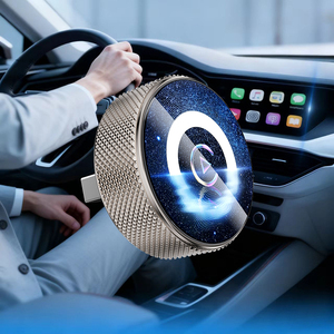 ดองเกิล CarPlay ไร้สายแบบพอร์ต USB สีทอง รองรับ CarPlay และ Android Auto 2 in 1 อะแดปเตอร์ CarPlay ไร้สายสำหรับ iPhone และ Android - Product Image 1