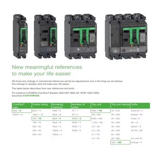 Disjoncteur Schneider Mccb NSX400F TMD 400 3P3D F C40F3TM400 NSX400F TMD 400 4P4D F C40F4TM400 - Product Image 2
