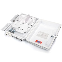 Doble propósito 16 Core Outdoor IP 65 FTTH FAT Access Fibra Joint Nap Caja de distribución de fibra óptica Cassette Tape Mini Splitter