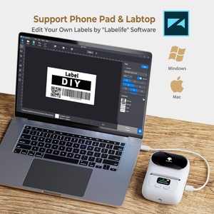 Imprimante portable mini 1200mAh USB, étiqueteuse domestique, impression rapide 30mm/s, appareil photo thermique sans fil - Product Image 5
