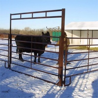 Clôture de ferme équestre de qualité supérieure enclos de bétail corral panneaux de clôture et portes