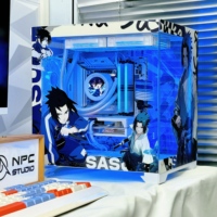 Nuevo Diseño de Caja de Ordenador de Torre Media con Figuras Coleccionables de Hokage Ninja: Uchiha Itachi, Madara, Sasuke, Obito, Tobirama, Minato