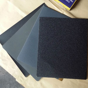 กระดาษทรายซิลิคอนคาร์ไบด์สี่เหลี่ยมสีดำขนาด6นิ้ว * 7นิ้วกระดาษทรายกรวด60 --- 2000 # แผ่นเจียรแบบเปียก & แห้งขัดกระจกและไม้ - Product Image 5