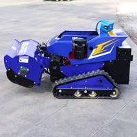 Cortacésped Robótico Inteligente de Giro Cero, Certificado por la CE y la EPA, a Gasolina, con Control Remoto Inalámbrico, JINGYU