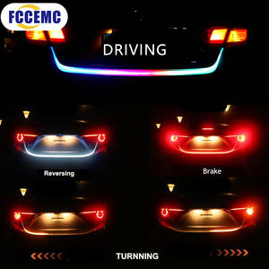 <span class=keywords><strong>Feu</strong></span> arrière <span class=keywords><strong>de</strong></span> coffre <span class=keywords><strong>de</strong></span> voiture 120 cm Bande <span class=keywords><strong>LED</strong></span> dynamique colorée d'avertissement <span class=keywords><strong>de</strong></span> <span class=keywords><strong>recul</strong></span> 12v Auto <span class=keywords><strong>Feu</strong></span> <span class=keywords><strong>de</strong></span> frein supplémentaire <span class=keywords><strong>Feu</strong></span> <span class=keywords><strong>de</strong></span> signalisation <span class=keywords><strong>de</strong></span> direction - Product Image 2