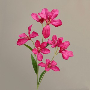 Flores Artificiales de Seda Roja Rosa, Hechas a Mano, de Larga Duración, Mezcla de Orquídeas, Hortensias y Lirios para Coronas - Product Image 1