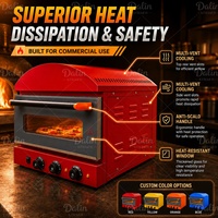 Oven Pizza Listrik Heavy Duty Profesional Oven Pizza Listrik Komersial untuk Restoran Pizzeria