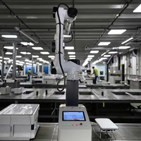 Robot collaboratif 30KG pour la palettisation, bras de robot collaboratif à 6 axes, palettiseur de cartons, main de robot collaboratif avec moteur PLC pour colis et sacs