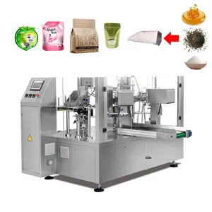 Premade pouch automatic fill packing machine for spice