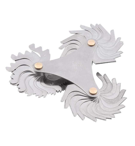 स्टेनलेस स्टील थ्रेड गेज अमेरिकन मेट्रिक+इंच मेट्रिक+ब्रिटिश+अमेरिकन थ्रेड गेज रिब टेम्पलेट - Product Image 2