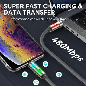 240W 4 in 1 Silicone Soft Micro Usb Type C snel opladen kabel voor mobiele telefoon fabriek groothandel lading datakabel - Product Image 6