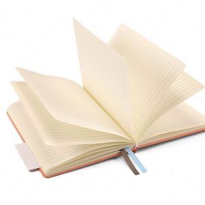 Customized A5 Leather Hardcover <b>Diary</b> Notebook with Saddle Stitching and Elastic Band 2024 Personalized Leather Notebook - Product Image 5