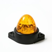 Offre Spéciale 12-24V Heavy Duty Forme Ronde Pastèque Clair LED Feux de Position Latéraux Nouvelle Condition Feu de Dégagement Accessoires De Voiture