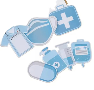 Tùy Chỉnh Bán Buôn Dính Lưu Ý Tin Nhắn Lưu Ý Y Tá Hình Dạng Notepad Tự Dính Không Thường Xuyên Hình Dạng Trang Trí Memo Pad - Product Image 1