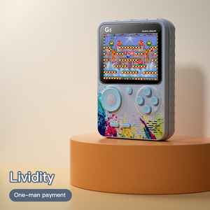 Console di Gioco Portatile G5 <span class=keywords><strong>Retro</strong></span> 3.0 Pollici, Sistema 500-in-1 per Bambini con 500 Giochi Integrati, Regalo - Product Image 2