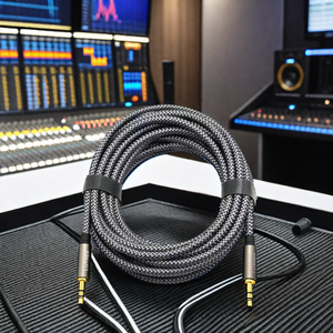 Câble <span class=keywords><strong>audio</strong></span> auxiliaire 3,5 mm 10 m, cordon tressé 3,5 mm vers 3,5 mm, câble <span class=keywords><strong>audio</strong></span> stéréo 1/8 blindé, <span class=keywords><strong>rallonge</strong></span> <span class=keywords><strong>pour</strong></span> <span class=keywords><strong>casque</strong></span> - Product Image 6