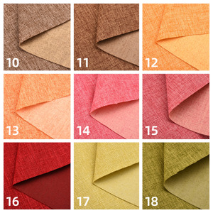 Canvas <b>Fabric</b> 100% Polyester Medium <b>Weight</b> Plain Dyed Abrasion Resistant For Sofa Cushion Craft Bag - Product Image 4