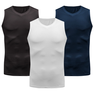 Canotte da Uomo Personalizzabili in Poliestere e Spandex Senza Maniche per Palestra e Allenamento - Product Image 1