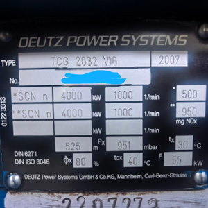 Grupo electrógeno <span class=keywords><strong>de</strong></span> gas MWM TCG2032 <span class=keywords><strong>V16</strong></span> usado <span class=keywords><strong>de</strong></span> 4 MW con alternador AVK <span class=keywords><strong>de</strong></span> 5225 kVA y 11 kV, 50 Hz, planta <span class=keywords><strong>de</strong></span> energía a gas usada en venta - Product Image 3