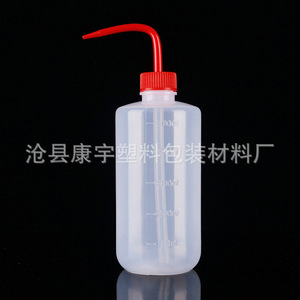 Botella de limpieza médica de 500 ml con tapa curva del fabricante, botella de limpieza de plástico con tapa roja para suculentas y plantas. - Product Image 3