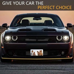 Tấm giấy phép cá nhân giấy phép, thêm hình ảnh tùy chỉnh của riêng bạn Văn Bản Logo nghệ thuật Thiết kế tấm giấy phép nhôm, trang trí xe - Product Image 5