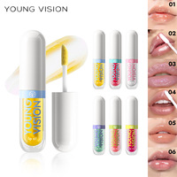 Gloss à lèvres liquide minéral végétalien OEM/ODM avec logo personnalisé, marque privée, vente en gros, couleurs estivales