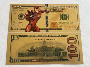 Marvel supereroi banconota in lamina d'oro commemorativa per feste collettive novità - Product Image 5