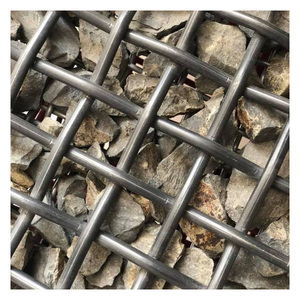 Maille métallique résistante à l'usure, maille ondulée en relief, maille filtrante pour sable et gravier, maille filtrante industrielle, maille vibrante pour agrégats - Product Image 4