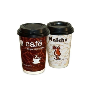 Design gratuito usa e getta a prova di testa carta da stampa flessografica tazza da caffè coperchio in plastica tazza di carta 8 oz bicchieri di carta caffè personalizzati - Product Image 1