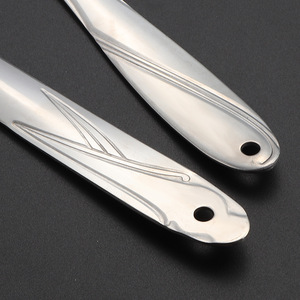 Cuillère à lait/soupe en acier inoxydable 304, louche texturée à long manche pour fondue, cuillère de cuisine, ustensile ménager pour bouillie - Product Image 3